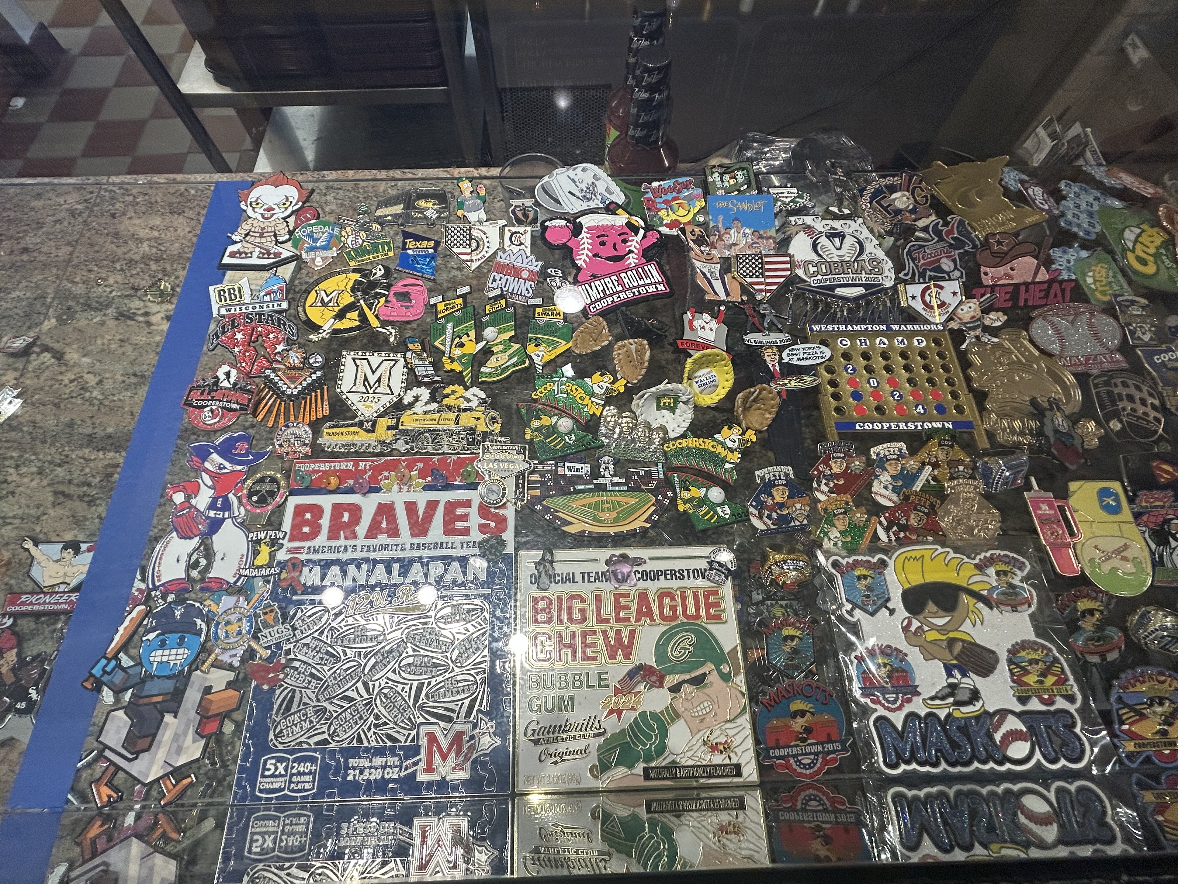 Pin collection display
